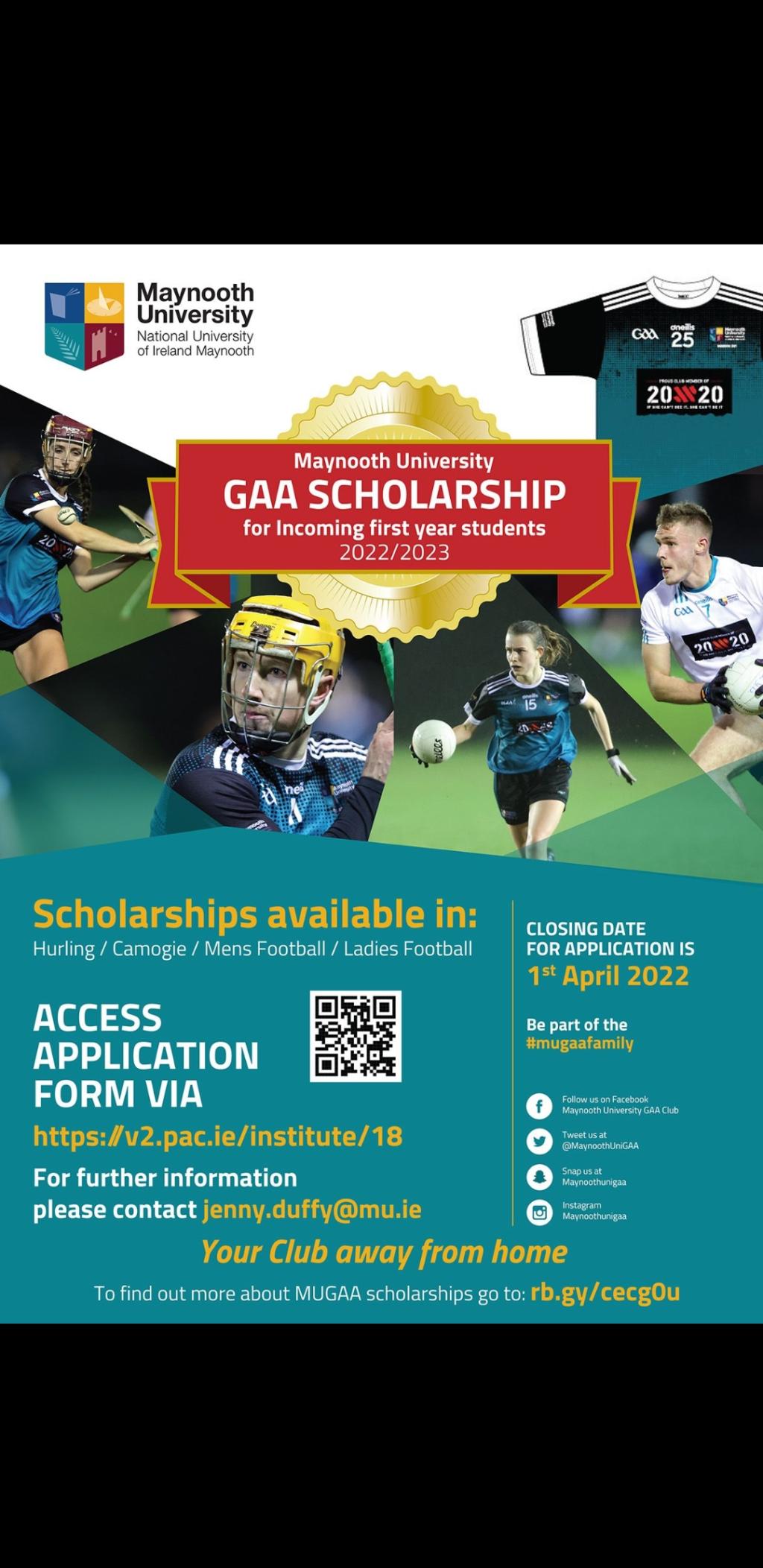 Maynooth Gaa Scholarships - Naas Cbs